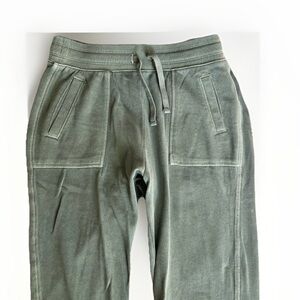 Old Navy Women’s Jogger Pants Size XS Solid Green Pockets Joggers Casual Cotton